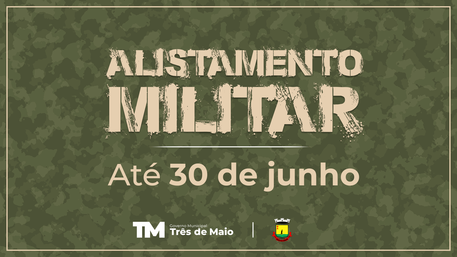 PRAZO PARA O ALISTAMENTO MILITAR SE ENCERRA NO DIA 30 DE JUNHO